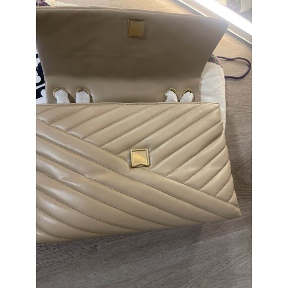 Tory Burch Kira Chevron Convertible Shoulder Bag NWT - Picture 2 of 6